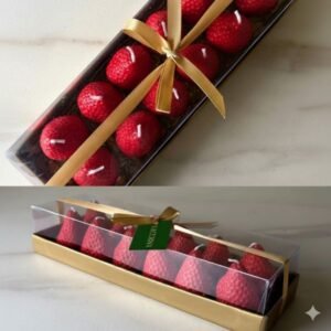 Mini strawberry Fruity candle